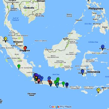 Peta dan Lokasi Program Non Reguler Nomor